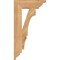 Ekena Millwork Balboa Traditional Smooth Bracket, Western Red Cedar, 3 1/2"W x 14"D x 26"H BKT04X14X26BOA01SWR - alternate 3